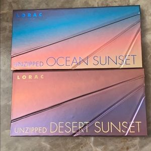 Lot for 2 Lorac Unzipped Eyeshadow Palettes